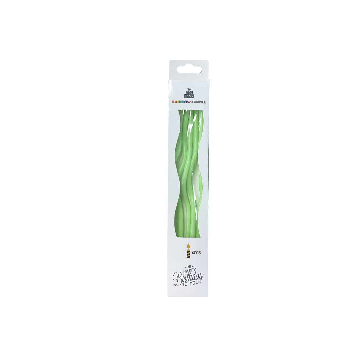 Rainbow Curve Candle