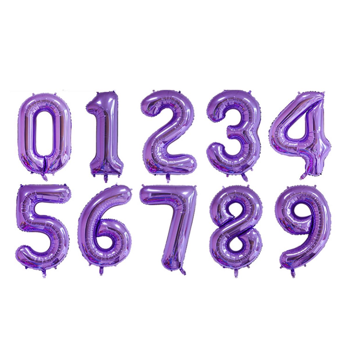 40 Inch Purple Number Balloon