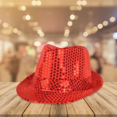 Sequin Fedora Hat