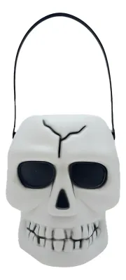 Halloween Plastic Skull With lights