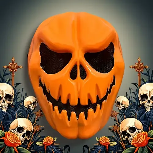Halloween Spooky Pumpkin Mask