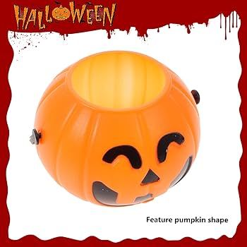 Halloween Plastic Pumpkin With lights
