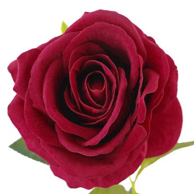 Artificial Velvet Rose 54cm