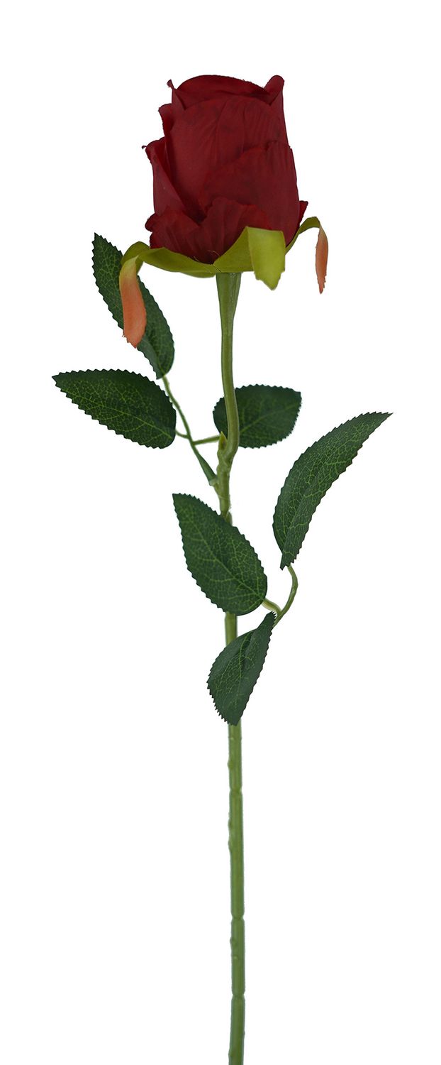 Artificial Valentine Rose Stem 75cm