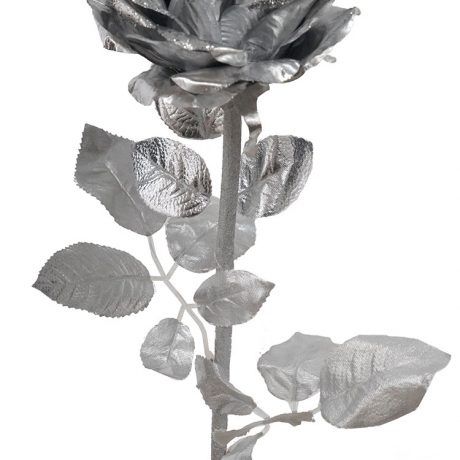 Artificial Matellic Rose Stem 75cm