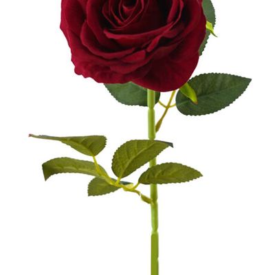 Artificial Velvet Rose 54cm