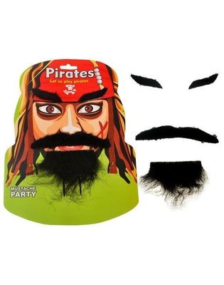 Pirate Mustache Party Set