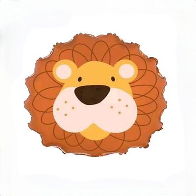Party Lion Head Foil Balloon