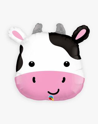 Party Cow Head Foil Balloon