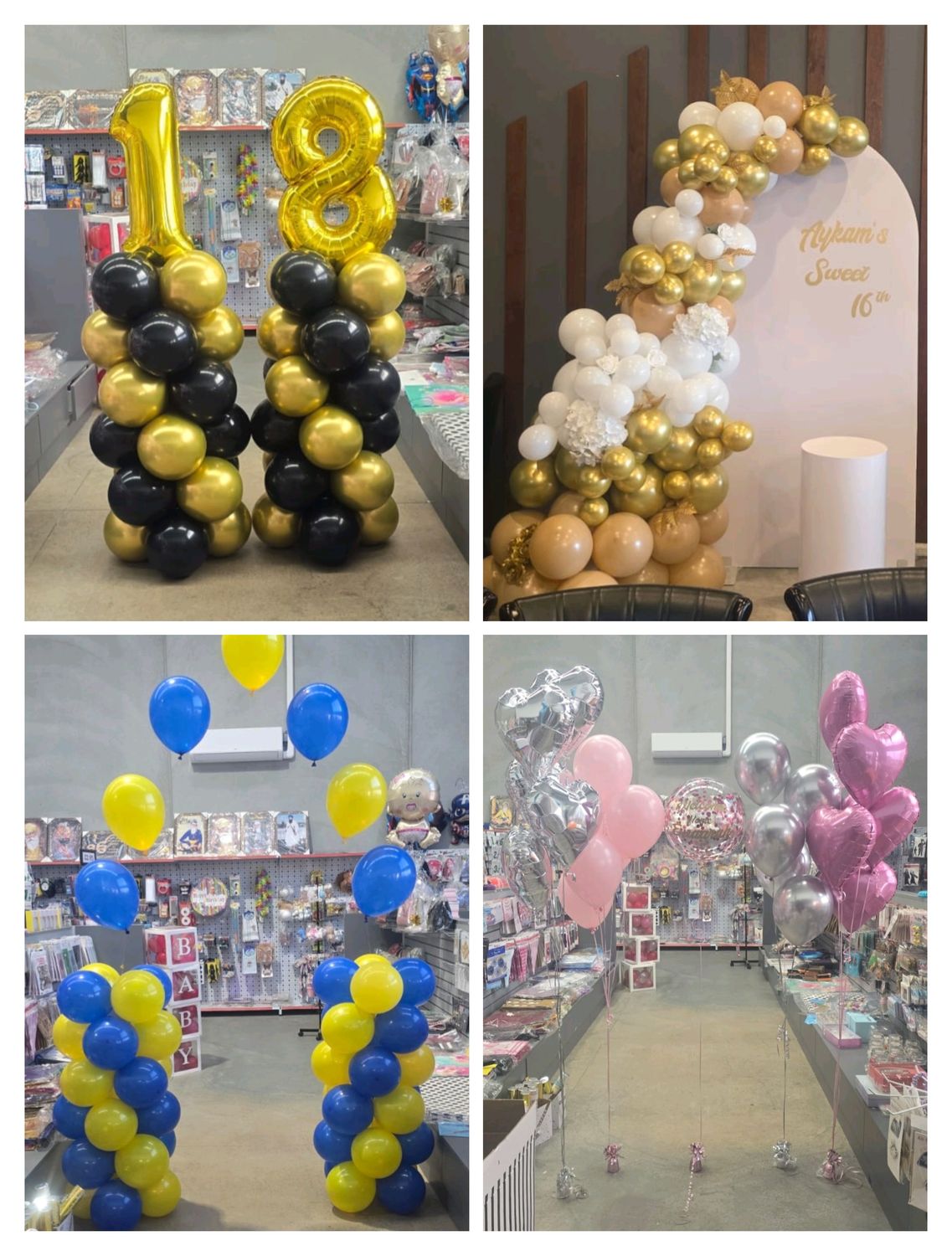 Metallic Chrome Balloons for Birthday Decoration