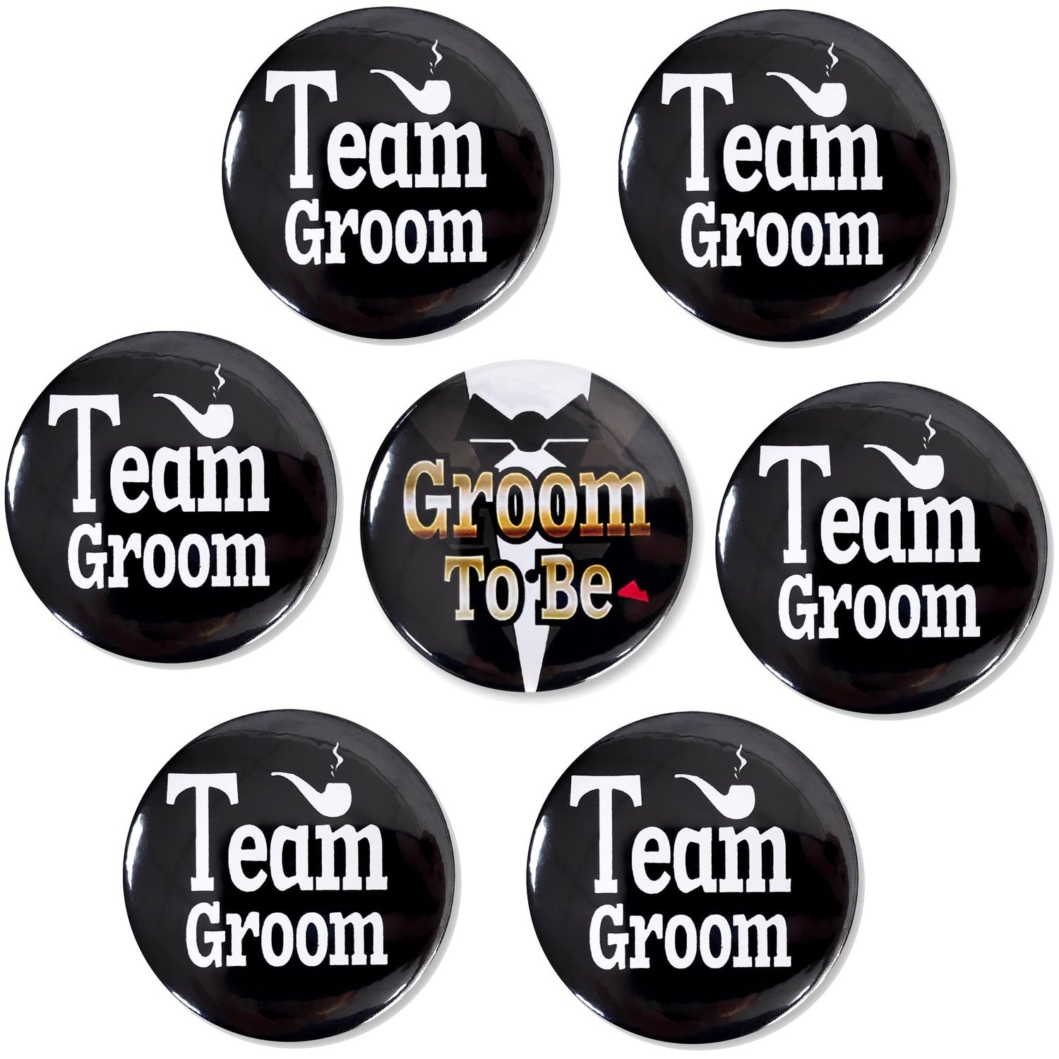 Team Groom Badge