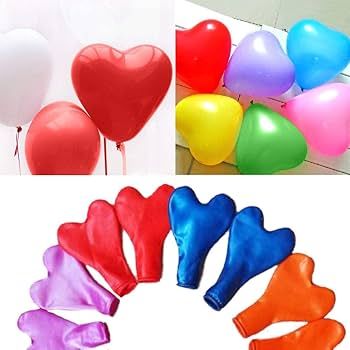 12inch heart shape latex balloon 100pcs pack