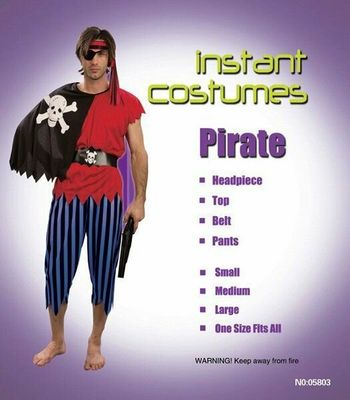 Party Pirate Costume Set (L)