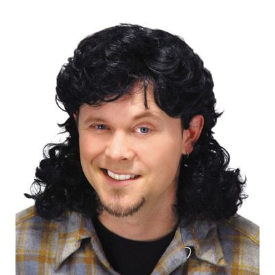 Black Curly Party Wig