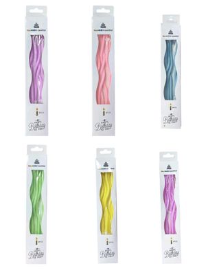 Wavy Birthday Candles (Pack of 6)