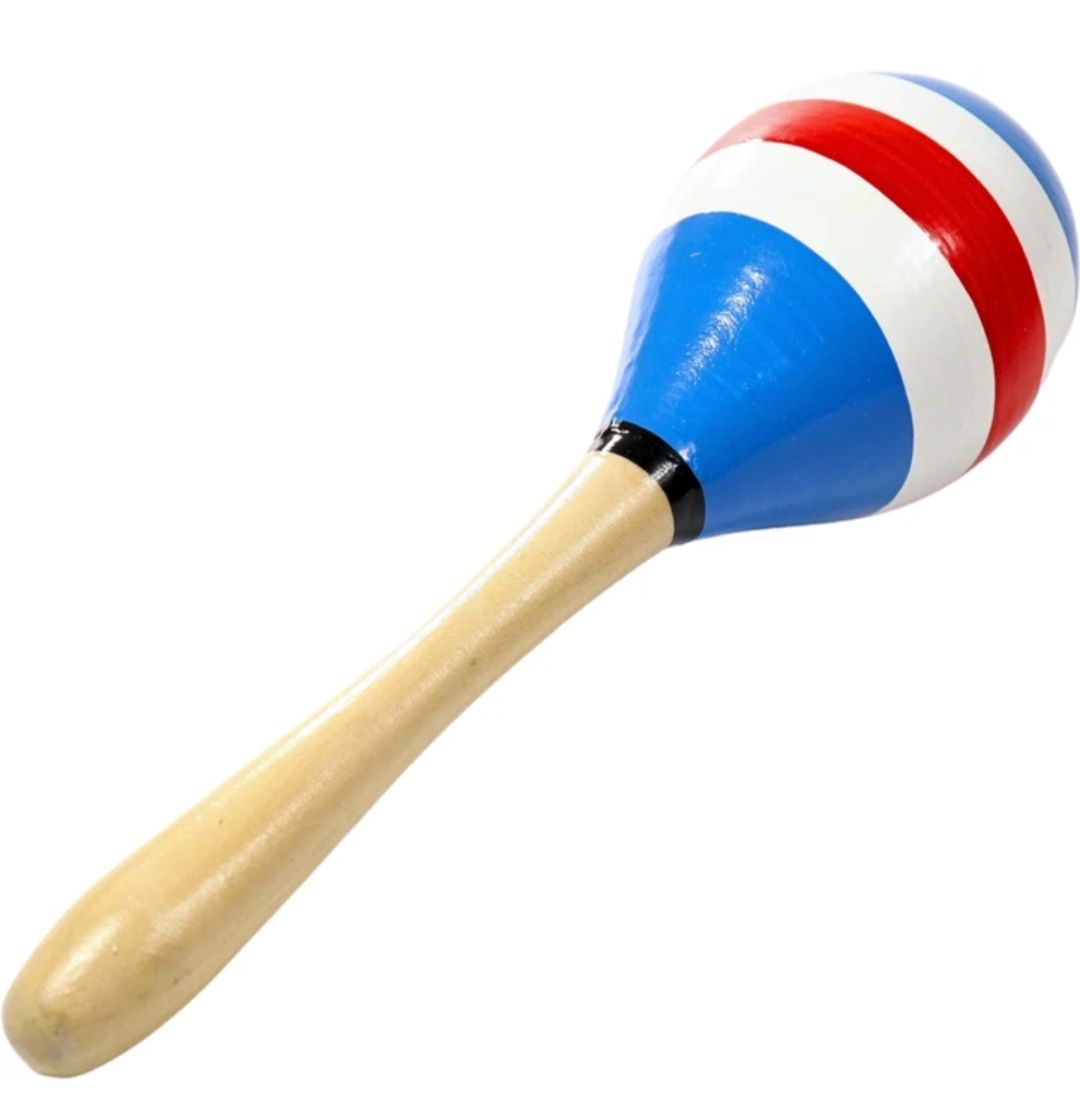Wooden rattle stick