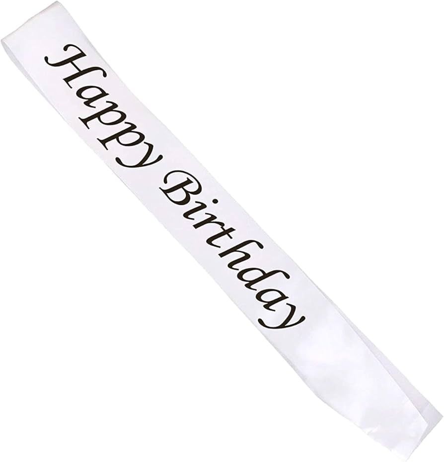 &#39;Happy Birthday&#39; party Sash