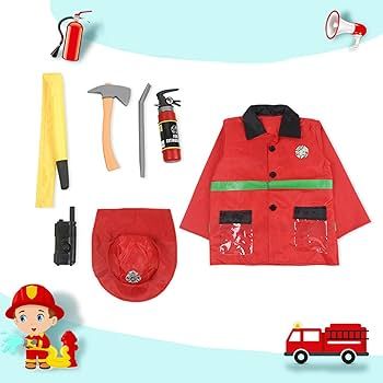 Children Firefighter Costume