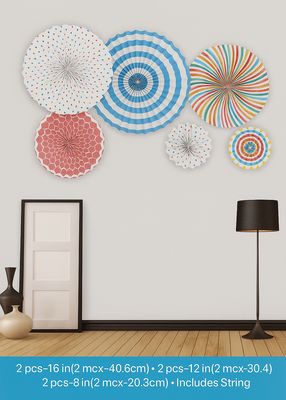 Paper Fan Decoration Set