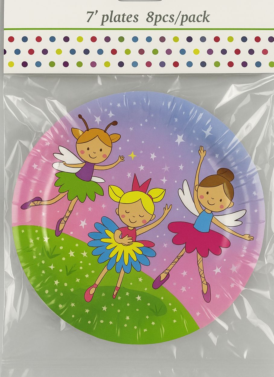 Fairy theme Paper Plates – 7&quot; (8 Pack)
