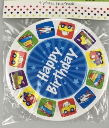 Fairy theme Paper Plates – 9&quot; (8 Pack)