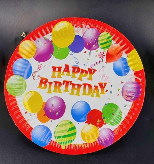 Happy birthday Paper Plates – 7&quot; (8 Pack)