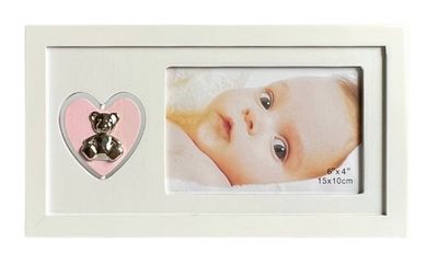 Baby Photo Frame with Double Sided Rotating Heart