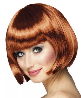 Brown Short Hair Party Wig