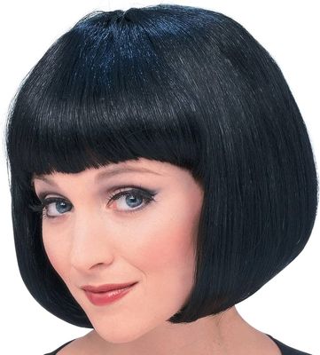 Black Short Hair Party Wig