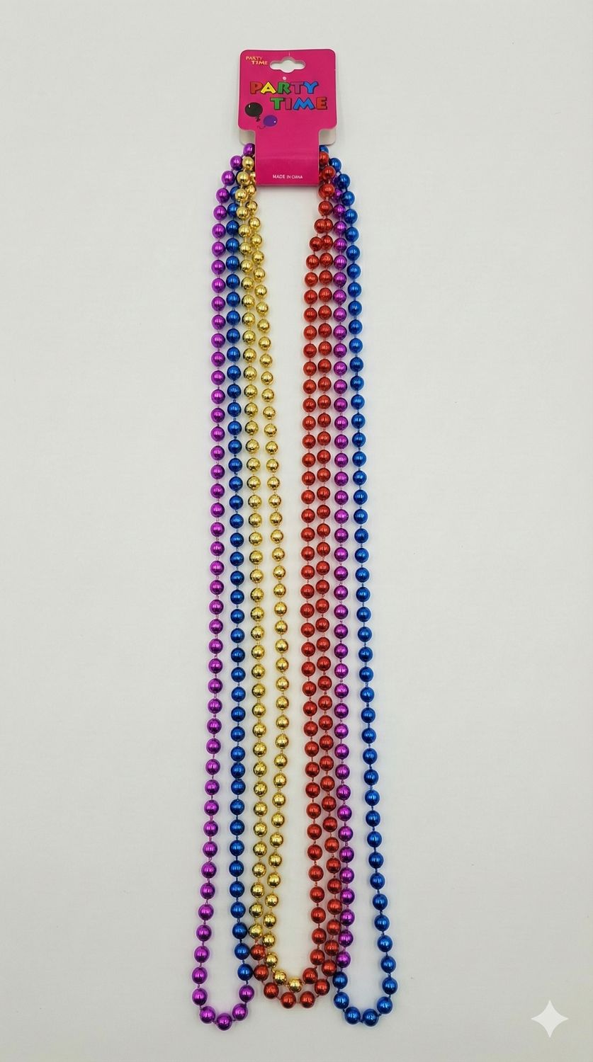 Party Bead Necklace – Multicolour Pack