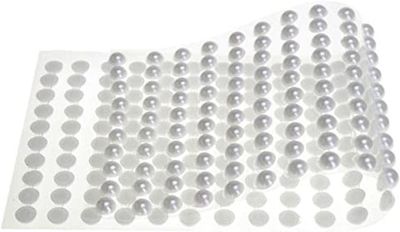 Self-Adhesive White Pearl Stickers
