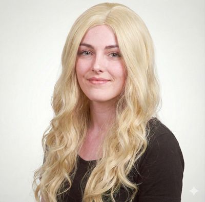 Party Long Curvy Wig- Blonde
