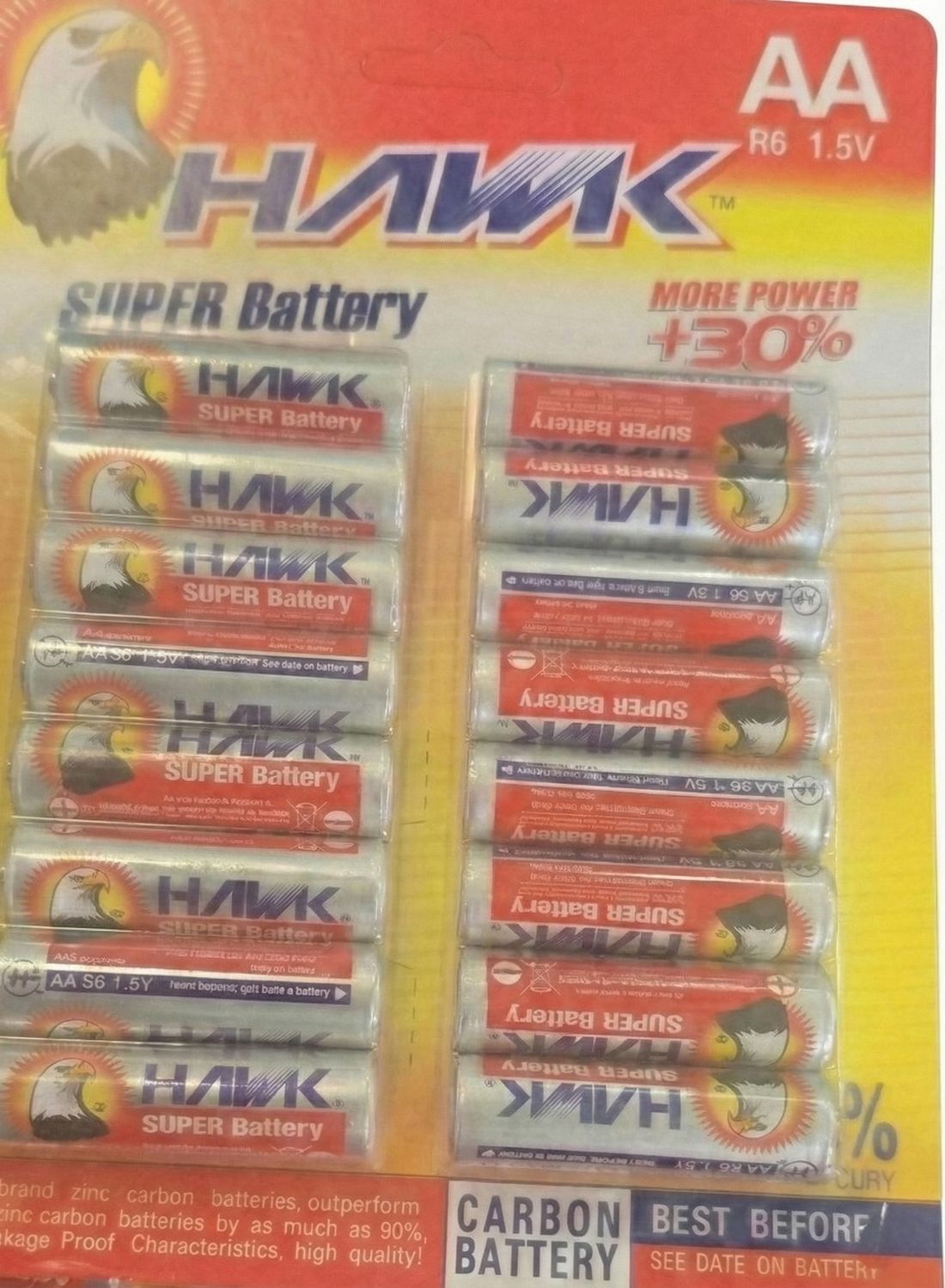 Hawk Super Battery – AA (R6) 1.5V