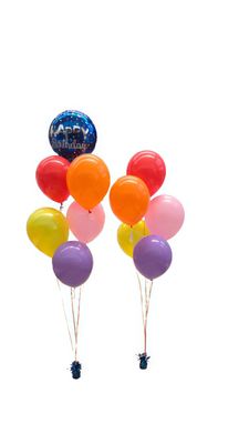 Happy Birthday Colorful Latex Balloons
