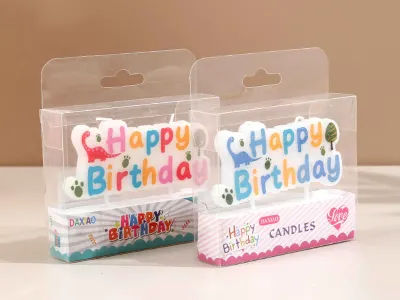 Dino Happy Birthday Candle