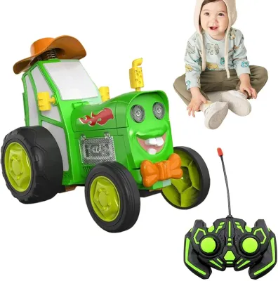 RC Stunt Tractor Toy