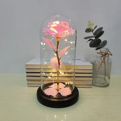 Light-Up Pink Rose