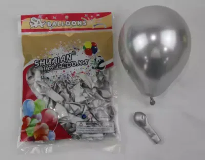 Silver Chrome 12 inch Balloon