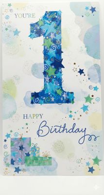 1st Happy Birthday Card