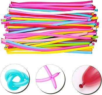 Assorted Long Twist Balloons – 25 pcs