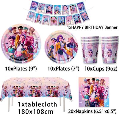 K-pop Demon Hunter Party decoration