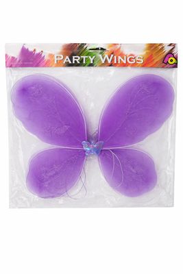 Kids Fairy Party Wings – Purple Butterfly Style