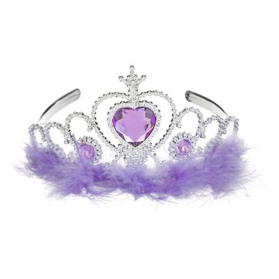​Princess Tiara Crown – Fluffy Feather Design