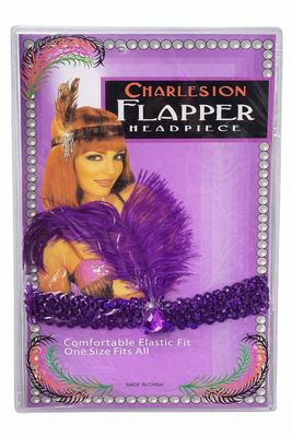 Purple Flapper Headpiece – Vintage