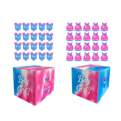 Gender Reveal Voting Box Kit – Boy or Girl