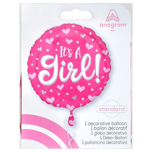 It's a Girl Foil Balloon 18"
