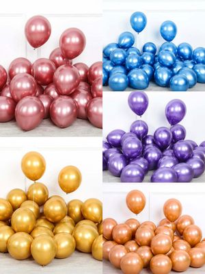Chrome Balloons – Metallic Finish 50 Balloons pack (12”)