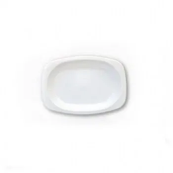 Festive Oval Plastic Plates – 50 Pack (160mm x 230mm)