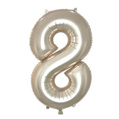 34 Inch Luxe gold Number Balloon