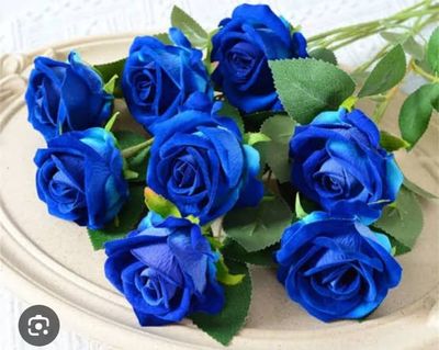 Artificial Rose – Royal Blue Flower